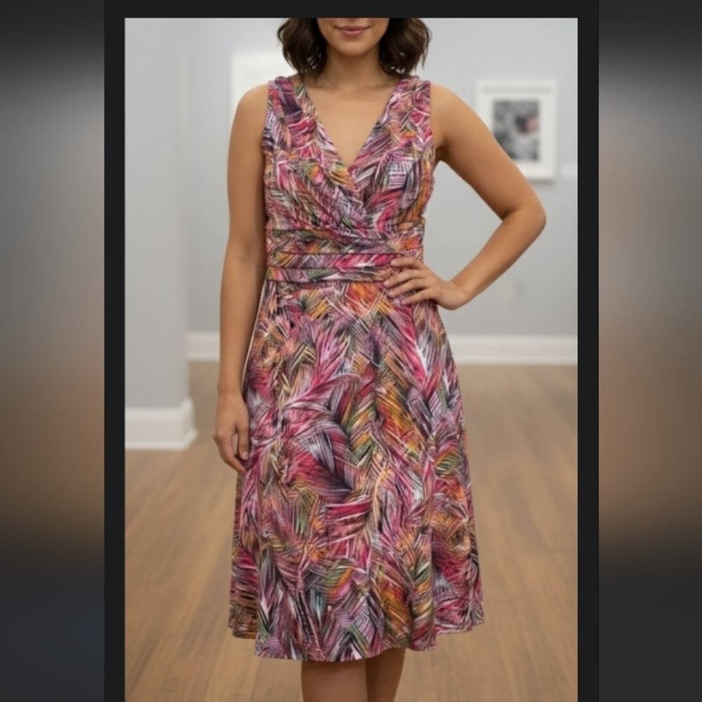 Madison Leigh Multicolor Sleeveless Women's Dress size 8